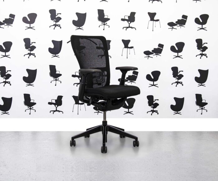 Refurbished Haworth Zody Desk Chair - Black - Corporate Spec 1