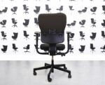 Refurbished Steelcase Lets B Chair -Black Seatt with Black and Sombrero Back - YP046 - Corporate Spec 2