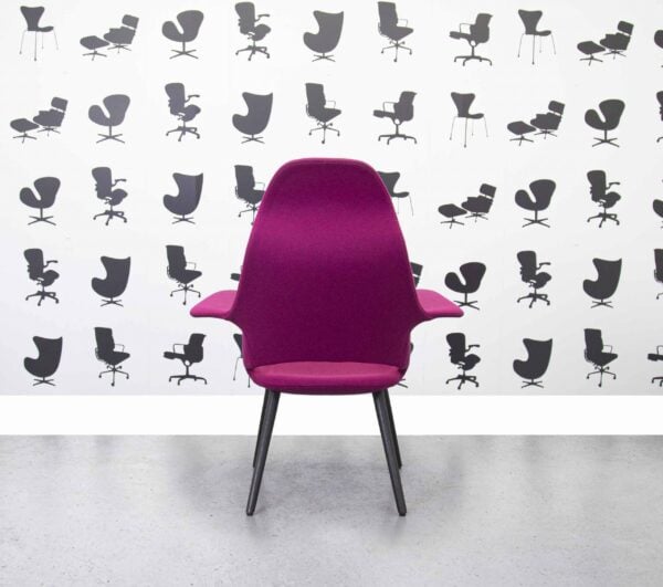 Refurbished Vitra Organic Chair Highback - Hibiscus - Corporate Spec 2