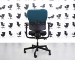 Refurbished Steelcase Lets B Chair - Black Seat with Black & Montserrat Back - YP011 - Corporate Spec 2