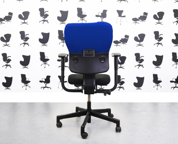 Refurbished Steelcase Lets B Chair - Black Seat with Black & Scuba Back YP082 - Corporate Spec 2