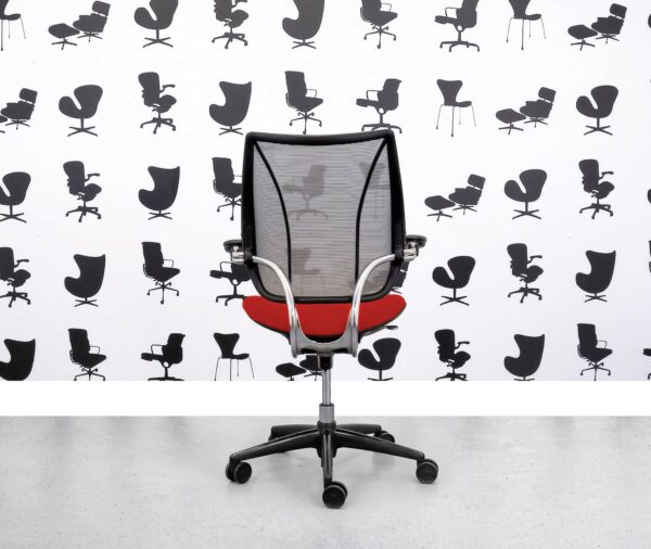 Gereviseerde Humanscale Liberty Task Chair - Chrome Grey Mesh - Calypso zitting - Corporate Spec 2