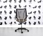 Gereviseerde Humanscale Liberty Task Chair - Chrome Grey Mesh - Blizzard Seat - Corporate Spec 2