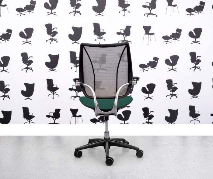 Refurbished Humanscale Liberty Task Chair - Chrome Grey Mesh - Taboo Seat - Corporate Spec 2