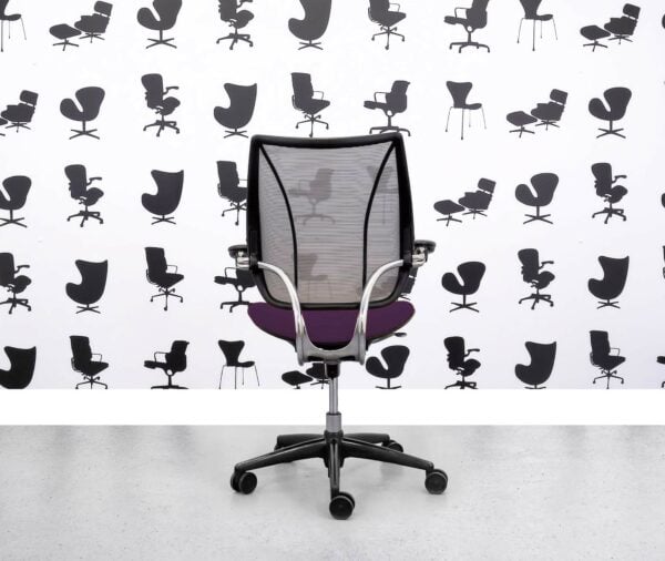 Gereviseerde Humanscale Liberty Task Chair - Chrome Grey Mesh - Tarot Seat - Corporate Spec 2