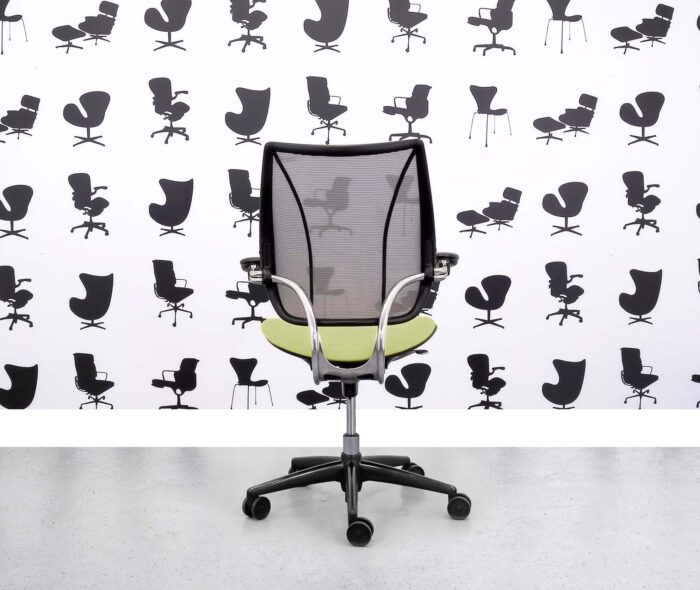 Refurbished Humanscale Liberty Task Chair - Chrome Grey Mesh - Apple Seat - Corporate Spec 2