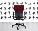 Refurbished Steelcase Lets B Chair - Black Seat with Black and Guyana Back -YP051 - Corporate Spec 2