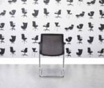 Refurbished Vitra Unix Cantilever Meeting Chair - Silk Mesh Dim Grey - Stackable - Corporate Spec 3