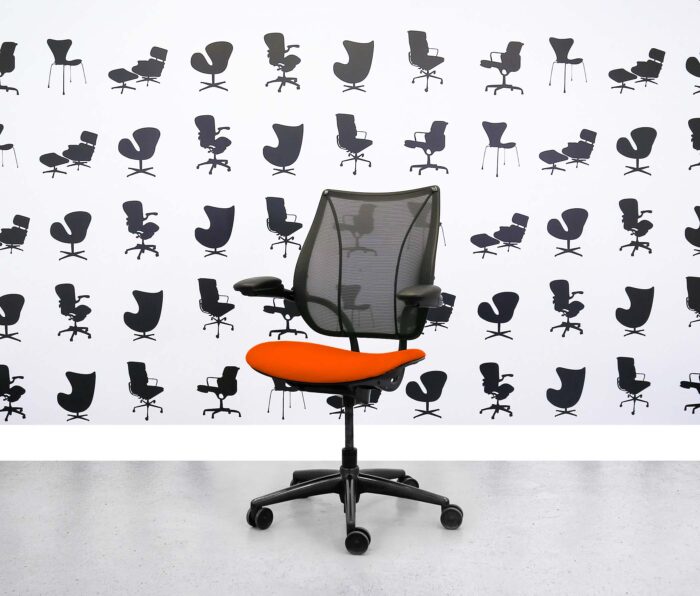 Refurbished Humanscale Liberty Task Chair - Lobster YP076 - Corporate Spec 2