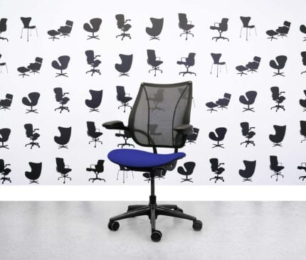 Refurbished Humanscale Liberty Task Chair - Ocean Blue - YP100 - Corporate Spec 2
