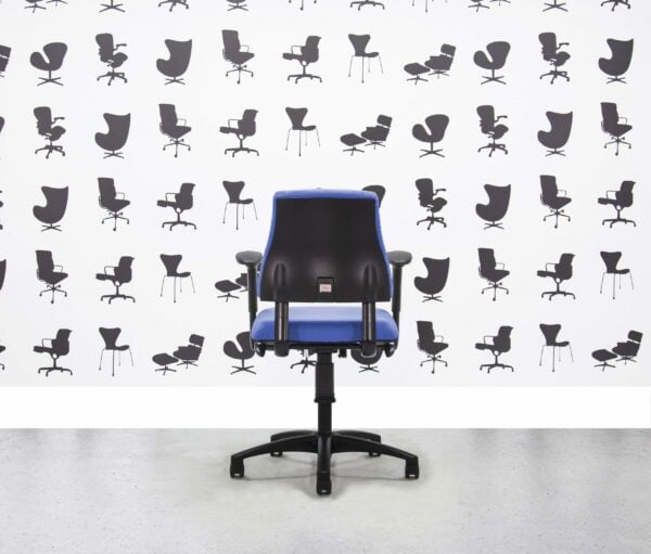 Gereviseerde BMA Axia 2.1 bureaustoel met lage rug - Bluebell - Corporate Spec 2