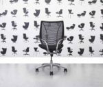 Refurbished Humanscale Liberty Task Chair - Black Mesh - Black Seat - Polished Aluminium - Corporate Spec 2