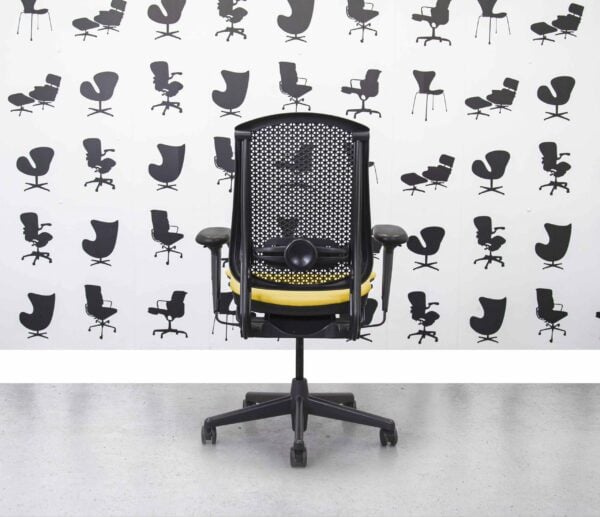 Refurbished Herman Miller Celle Chair - Solano Yellow YP110 - Corporate Spec 2
