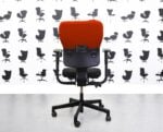 Refurbished Steelcase Lets B Chair - Black Seat - Black and Lobster Back - YP076 - Corporate Spec 2