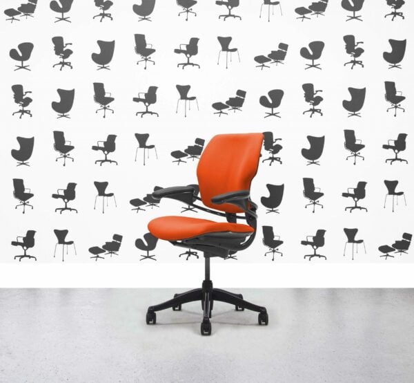 Refurbished Humanscale Freedom Low Back Task Chair - Olympic - Black Frame - Corporate Spec 2