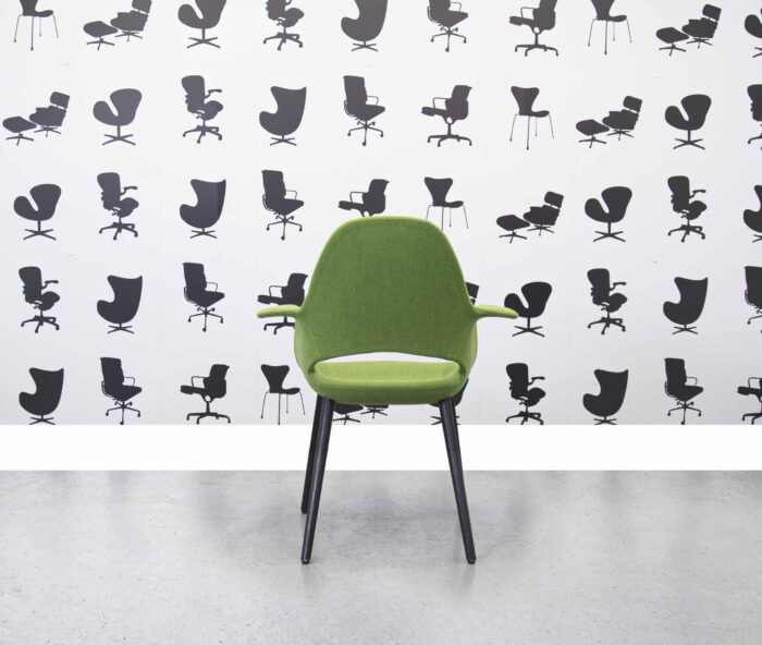 Refurbished Vitra Organic Chair low back - Grass Green - Corporate Spec 2