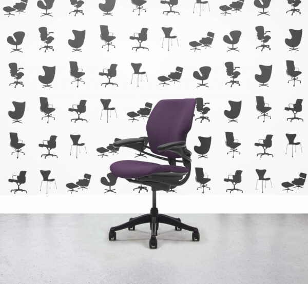 Refurbished Humanscale Freedom Low Back Task Chair - Tarot - Black Frame - Corporate Spec 2