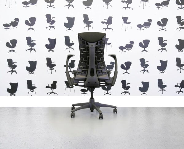 Gerenoveerde Herman Miller Embody - zwarte stof - grafiet frame - Corporate Spec 2