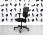 Refurbished Steelcase Lets B Chair -Black Seatt with Black and Sombrero Back - YP046 - Corporate Spec 3