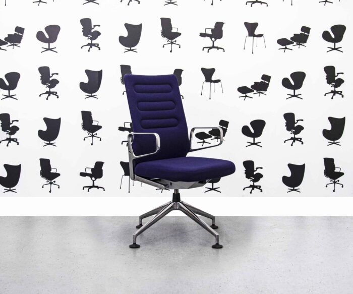 Refurbished Vitra AC4 Conference Chair - Tarot Purple - Corporate Spec 3