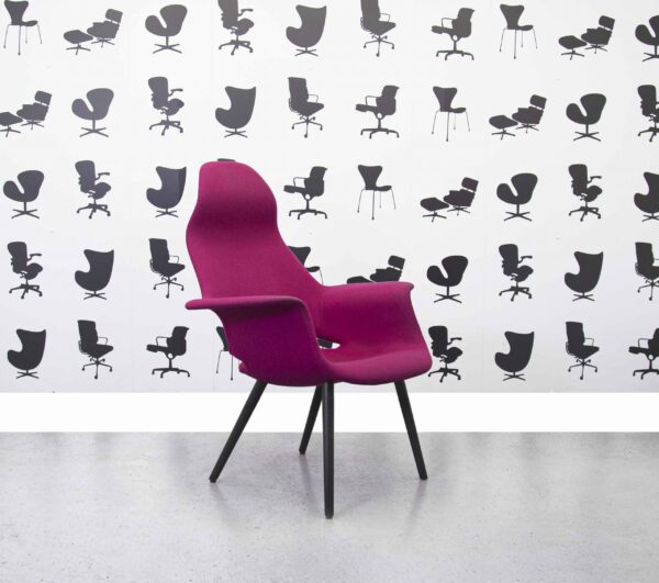 Refurbished Vitra Organic Chair Highback - Hibiscus - Corporate Spec 3