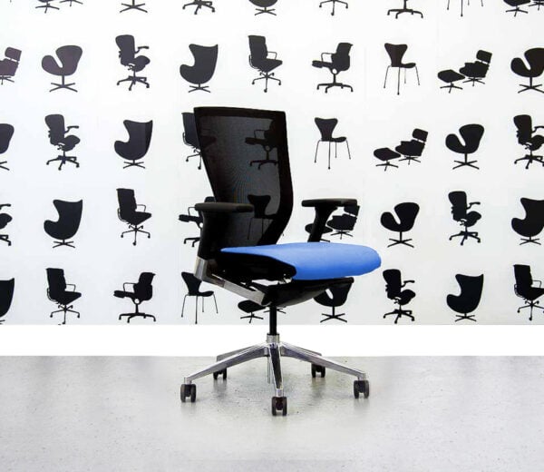 Refurbished Techo Sidiz T50 Task Chair in Bluebell - Corporate Spec 3