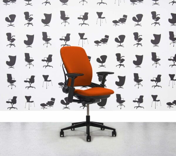 Refurbished Steelcase Leap V2 Chair - Lobster YP076 - Corporate Spec 3