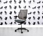 Refurbished Humanscale Liberty Task Chair - Chrome Grey Mesh - Paseo Seat - Corporate Spec 3