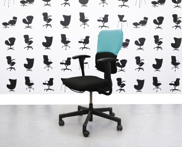 Refurbished Steelcase Lets B Chair - Standard Back - Campeche YP112 and Black - Corporate Spec 3