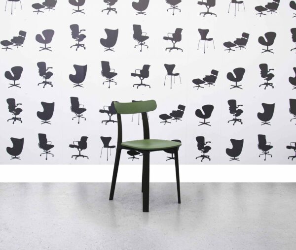 Refurbished Vitra All Plastic Chairs - Dining - Ivy Green - Corporate Spec 4