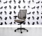 Gereviseerde Humanscale Liberty Task Chair - Chrome Grey Mesh - Blizzard zitting - Corporate Spec 3