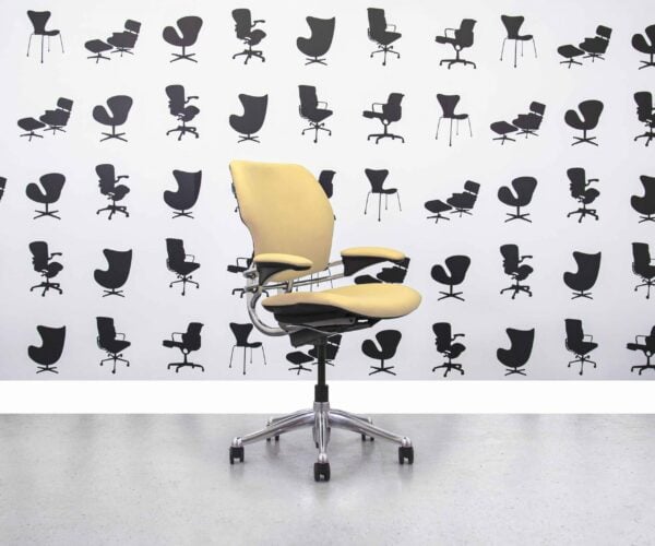 Refurbished Humanscale Freedom Low Back - Giallio Leather - Corporate Spec 3