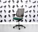Gereviseerde Humanscale Liberty Task Chair - Chrome Grey Mesh - Taboo Seat - Corporate Spec 1