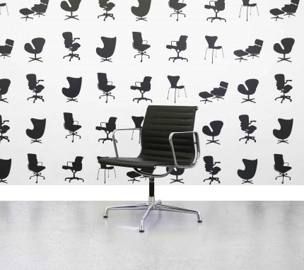 Refurbished ICF Charles Eames - Black Leather - Corporate Spec 1