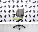 Gereviseerde Humanscale Liberty Task Chair - Chrome Grey Mesh - Apple Seat - Corporate Spec 3