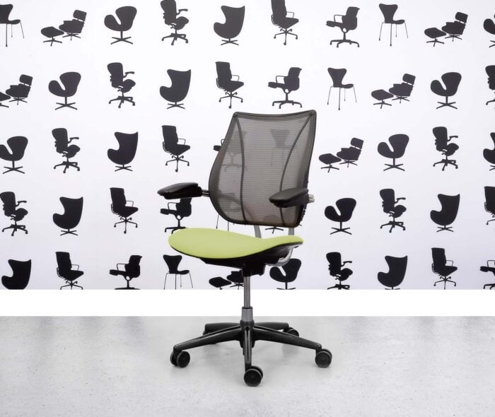 Refurbished Humanscale Liberty Task Chair - Chrome Grey Mesh - Apple Seat - Corporate Spec 3