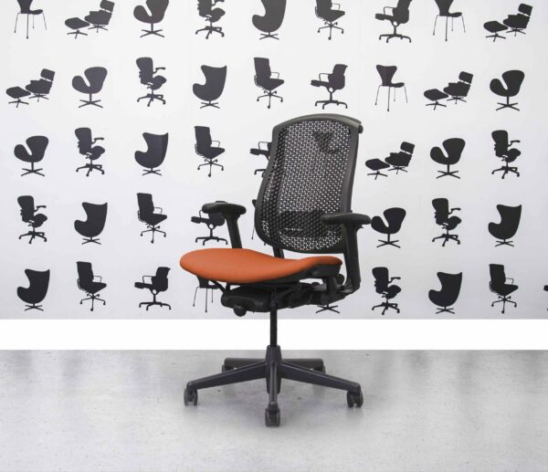 Refurbished Herman Miller Celle Chair - Lobster - YP076 - Corporate Spec 3