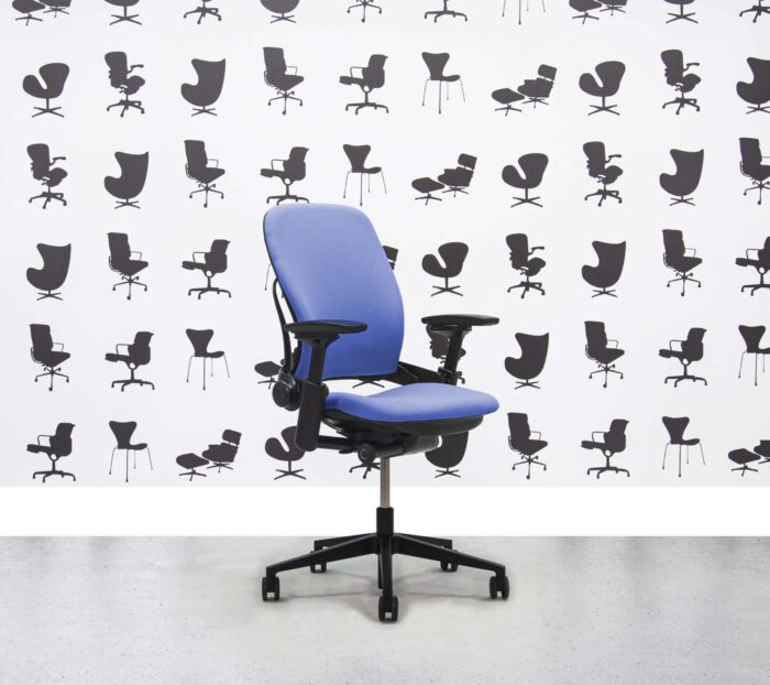 Refurbished Steelcase Leap V2 Chair - Bluebell - YP097 - Corporate Spec 3