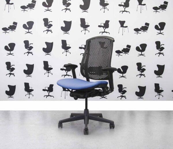 Refurbished Herman Miller Celle Chair - Bluebell - YP097 - Corporate Spec 3