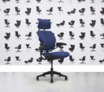 Refurbished Humanscale Freedom High Back with Headrest - Graphite Frame - Costa Fabric - Corporate Spec 3