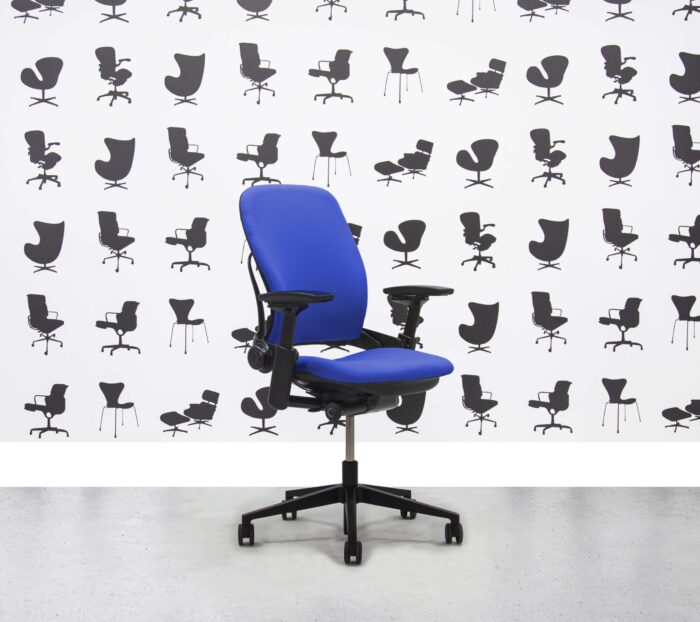 Refurbished Steelcase Leap V2 Chair - Scuba Blue - YP082 - Corporate Spec 3