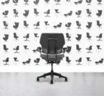 Gereviseerde Humanscale Freedom Lage Rug Werkstoel - Paseo - Zwart Frame - Corporate Spec 3
