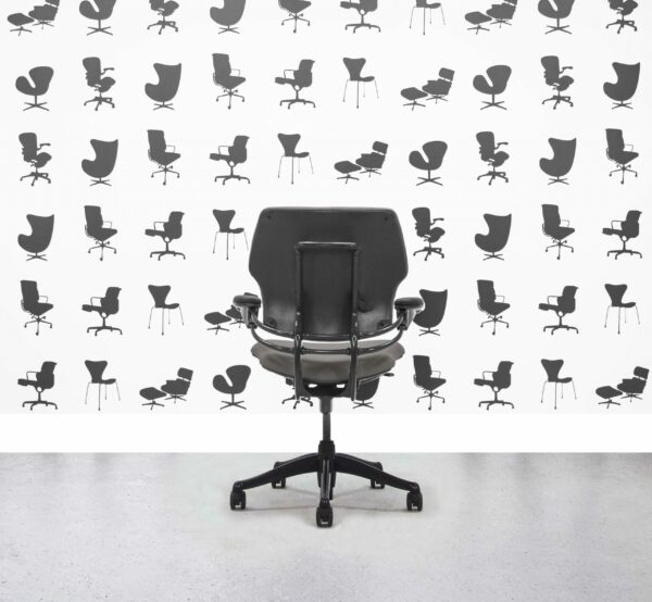 Refurbished Humanscale Freedom Low Back Task Chair - Blizzard - Black Frame - Corporate Spec 3
