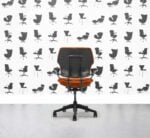 Refurbished Humanscale Freedom Low Back Task Chair - Lobster - Black Frame - Corporate Spec 3