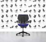 Refurbished Humanscale Freedom Low Back Task Chair - Ocean Blue - Black Frame - Corporate Spec 3