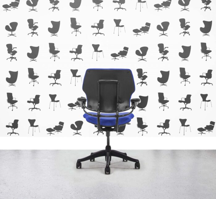 Refurbished Humanscale Freedom Low Back Task Chair - Curacao - Black Frame - Corporate Spec 3