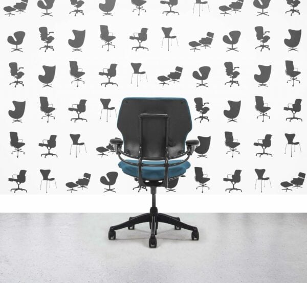 Refurbished Humanscale Freedom Low Back Task Chair - Montserrat - Black Frame - Corporate Spec 3