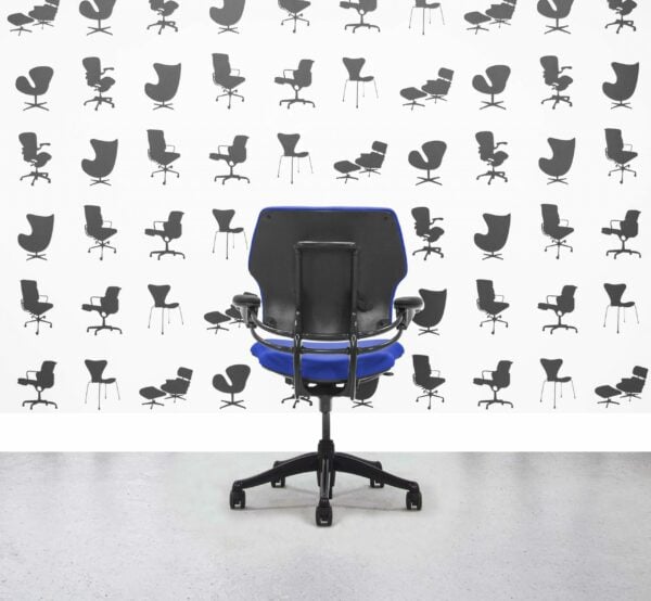 Refurbished Humanscale Freedom Low Back Task Chair - Scuba - Black Frame - Corporate Spec 3