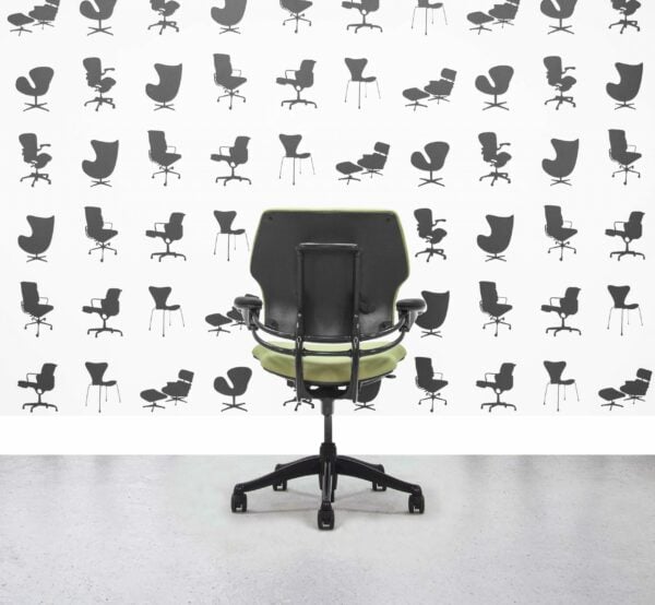 Refurbished Humanscale Freedom Low Back Task Chair - Apple - Black Frame - Corporate Spec 3