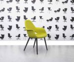 Gereviseerde Vitra Organic Chair lage rug - Geel Pastel Groen - Corporate Spec 3